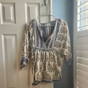 Worn once- Lucky size large top